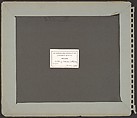 [Front Cover], Rudy Burckhardt (American (born Switzerland), Basel 1914–1999 Searsmont, Maine), Gray paper-covered boards