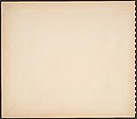 [Front Flyleaf], Rudy Burckhardt (American (born Switzerland), Basel 1914–1999 Searsmont, Maine), Paper