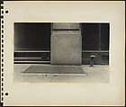 [Building Front, Cellar Hatch, and Siamese Standpipe on Sidewalk, New York City], Rudy Burckhardt (American (born Switzerland), Basel 1914–1999 Searsmont, Maine), Gelatin silver print