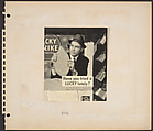 New York, N. Why?  Photographs by Rudolf Burckhardt. Poems by Edwin Denby, Rudy Burckhardt (American (born Switzerland), Basel 1914–1999 Searsmont, Maine), Gelatin silver prints