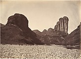 Piled Stone Mountain Near Sing Chang, Lai Afong Chinese, Albumen silver print from glass negative