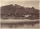Duck Market, Lai Afong Chinese, Albumen silver print from glass negative