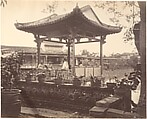 A Tea Pavilion, Canton, John Thomson  British, Scottish, Albumen silver print from glass negative