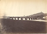 Nine Arch Bridge outside Foochow, John Thomson British, Scottish, Albumen silver print from glass negative