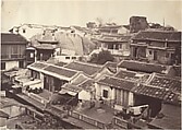Amoy Houses, John Thomson British, Scottish, Albumen silver print from glass negative