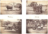 Ploughing; Carriage; Cotton Spinning; Selling Sweets, John Thomson British, Scottish, Albumen silver print from glass negative
