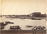 The Bund in Shanghai, John Thomson  British, Scottish, Albumen silver print from glass negative