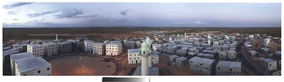 Panorama, Urban Warfare Training Center, Tze'elim, Shai Kremer  Israeli, Chromogenic print