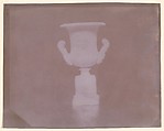 Vase with Medusa's Head, William Henry Fox Talbot British, Salted paper print from paper negative