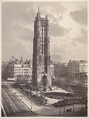 La Tour St. Jacques La Boucherie à Paris, Charles Soulier  French, Albumen silver print from glass negative