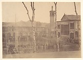 [Palace of the Shah, Paying respects to the Shah/Fete de Salam, Teheran, Iran [same as 12] ], Possibly by Luigi Pesce (Italian, 1818–1891)