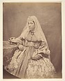[Armenian Woman of Teheran], Possibly by Luigi Pesce (Italian, 1818–1891), Albumen silver print