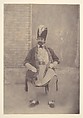 Naser al-Din Shah, Possibly by Luigi Pesce (Italian, 1818–1891), Salted paper print from paper negative