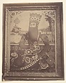 [Fath-Ali Shah, Painting that Once Belonged to Hmah [?] Saula, Uncle of the King.], Possibly by Luigi Pesce (Italian, 1818–1891), Albumen silver print
