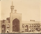 [Old Court of Imam Riza  MESHED], Possibly by Luigi Pesce (Italian, 1818–1891), Albumen silver print