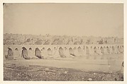 [The Bridge at Dizfoul], Possibly by Luigi Pesce (Italian, 1818–1891), Salted paper print
