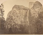 Pohono, Bridal Veil, 900 Feet, Yosemite, Carleton E. Watkins  American, Albumen silver print from glass negative