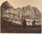 2637 Ft. Yosemite Fall, Front View, Carleton E. Watkins  American, Albumen silver print from glass negative