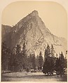 Three Brothers, Front View,  4480 Feet, Carleton E. Watkins  American, Albumen silver print from glass negative