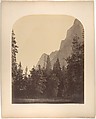 Outline View of the Half Dome, 4967 Feet, Carleton E. Watkins  American, Albumen silver print from glass negative
