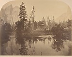River View Down Valley, Cathedral Rock on Left, Carleton E. Watkins  American, Albumen silver print from glass negative
