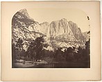 Yosemite Falls, River View, 2637 Feet, Carleton E. Watkins American, Albumen silver print from glass negative