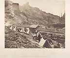 The Genoese Castle, Balaklava, Roger Fenton (British, 1819–1869), Salted paper print from glass negative
