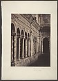 Cloisters of St. Paul's, the Basilica, Outside the Walls of Rome, Robert Macpherson  British, Scottish, Albumen silver print from glass negative