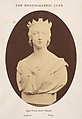 Copy of a Bust of Her Majesty Queen Victoria, by Joseph Durham, Esq. F.S.A., Hugh Welch Diamond British, Albumen silver print from glass negative