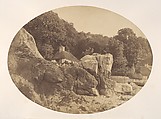 Babbicombe, from the Beach, Alfred Batson British, Albumen silver print