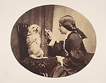 The Lesson, William G. Campbell  British, Albumen silver print