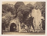 Old Gateway, Raglan Castle, Monmouthshire, J. Holden  British, Albumen silver print