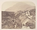Near the Pass of Nant Frangen, North Wales, Alfred Rosling, Albumen silver print