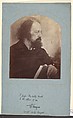 Alfred, Lord Tennyson, Julia Margaret Cameron  British, born India, Albumen silver print from glass negative