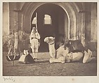 [Soldier and Military Camel], Gustave Le Gray  French, Albumen silver print from glass negative