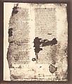 Photographic Facsimiles of the Remains of the Epistles of Clement of Rome.  Made from the Unique Copy Preserved in the Codex Alexandrinus., Roger Fenton (British, 1819–1869), Salted paper prints from glass negatives
