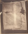 Photographic Facsimiles of the Remains of the Epistles of Clement of Rome.  Made from the Unique Copy Preserved in the Codex Alexandrinus., Roger Fenton (British, 1819–1869), Salted paper prints from glass negatives