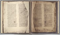 Photographic Facsimiles of the Remains of the Epistles of Clement of Rome.  Made from the Unique Copy Preserved in the Codex Alexandrinus., Roger Fenton (British, 1819–1869), Salted paper prints from glass negatives