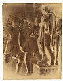 Bas Relief from the Arch of Constantine, Rome, Frédéric Flachéron  French, Paper negative