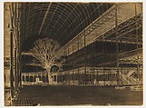 Crystal Palace, Hyde Park, Transept, Benjamin Brecknell Turner British, Paper negative