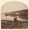 Sausalito from the N.P.C.R.R. Wharf, Looking South, Eadweard Muybridge  British and American, Albumen silver print from glass negative