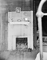 [Fireplace (with Bedpost in Foreground) in Floyd Burrroughs's Bedroom, Hale County, Alabama], Walker Evans  American, Film negative