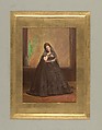 [Countess de Castiglione as Anne Boleyn], Pierre-Louis Pierson , et al French, Albumen silver print from glass negative with applied color