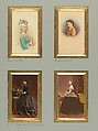 [Pourtalès, Metternich, Grande Duchesse de Mecklemboury, and Unknown Sitter], Pierre-Louis Pierson , et al French, Albumen silver prints from glass negatives with applied color
