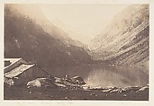 Lac de Gaube, Cauterets, Joseph Vigier French, Salted paper print from paper negative