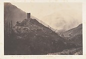 Vue de la Vallée de Luchon prise de la tour de Castelvieilh, Joseph Vigier French, Salted paper print from paper negative
