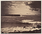 [The Great Wave, Sète], Gustave Le Gray (French, 1820–1884), Albumen silver print from glass negative