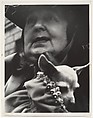 [Woman Holding Small Dog, possibly New York City], Leon Levinstein (American, Buckhannon, West Virginia 1910–1988 New York), Gelatin silver print