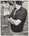[Street Scene: Man Glancing at Woman in Tee Shirt and Shorts, New York City], Leon Levinstein (American, Buckhannon, West Virginia 1910–1988 New York), Gelatin silver print