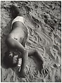 [Man in White Swim Suit Sleeping on Beach, Coney Island, New York City], Leon Levinstein (American, Buckhannon, West Virginia 1910–1988 New York), Gelatin silver print